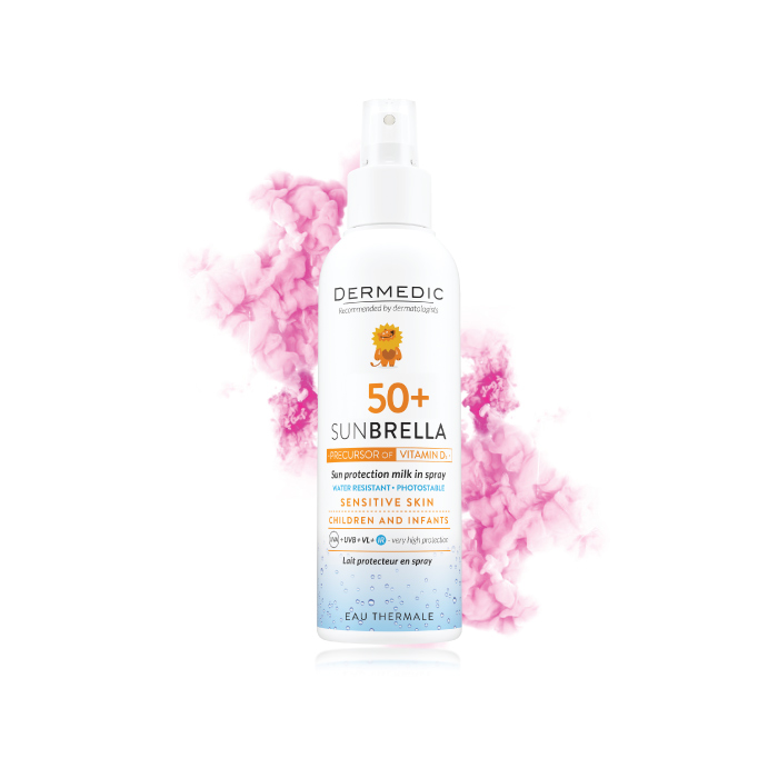 DERMEDIC SUNBRELLA Baby sun protection milk spray for children SPF 50 150ML