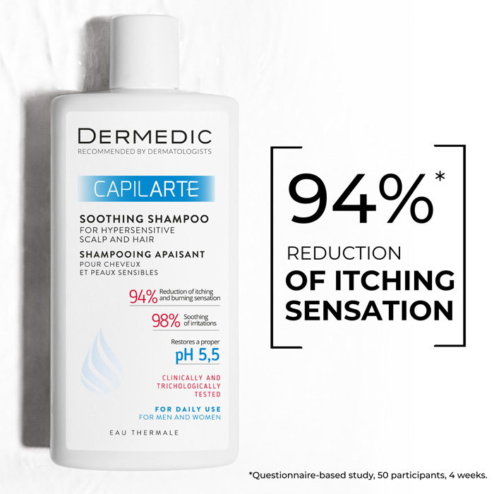 DERMEDIC CAPILARTE Soothing Shampoo For Hypersensitive Scalp And Hair 300ML