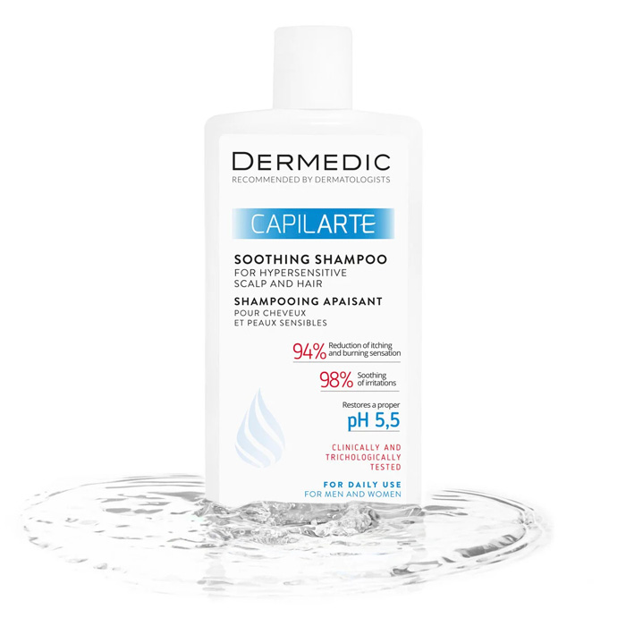 DERMEDIC CAPILARTE Soothing Shampoo For Hypersensitive Scalp And Hair 300ML