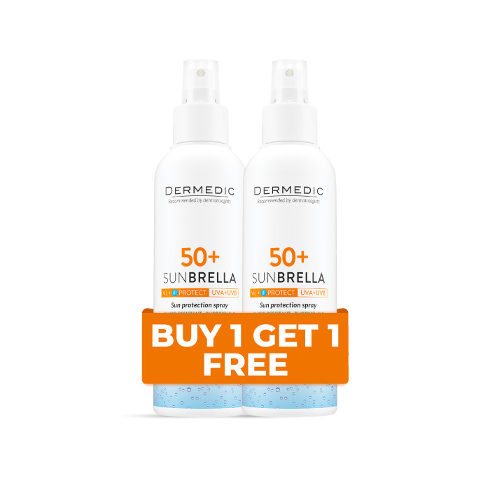 DERMEDIC SUNBRELLA SUN protection spray for adults SPF 50 150ML BUY 1 GET 1 FREE