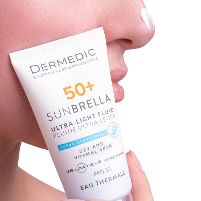 DERMEDIC SUNBRELLA Ultra-Light Fluid SPF 50 + Dry & Normal Skin 40ML BUY 1 GET 1 FREE