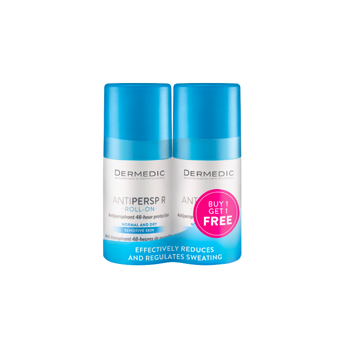 DERMEDIC ANTIPERSP-Antiperspirant 48-Hour Protection 60ML BUY 1 GET 1 FREE