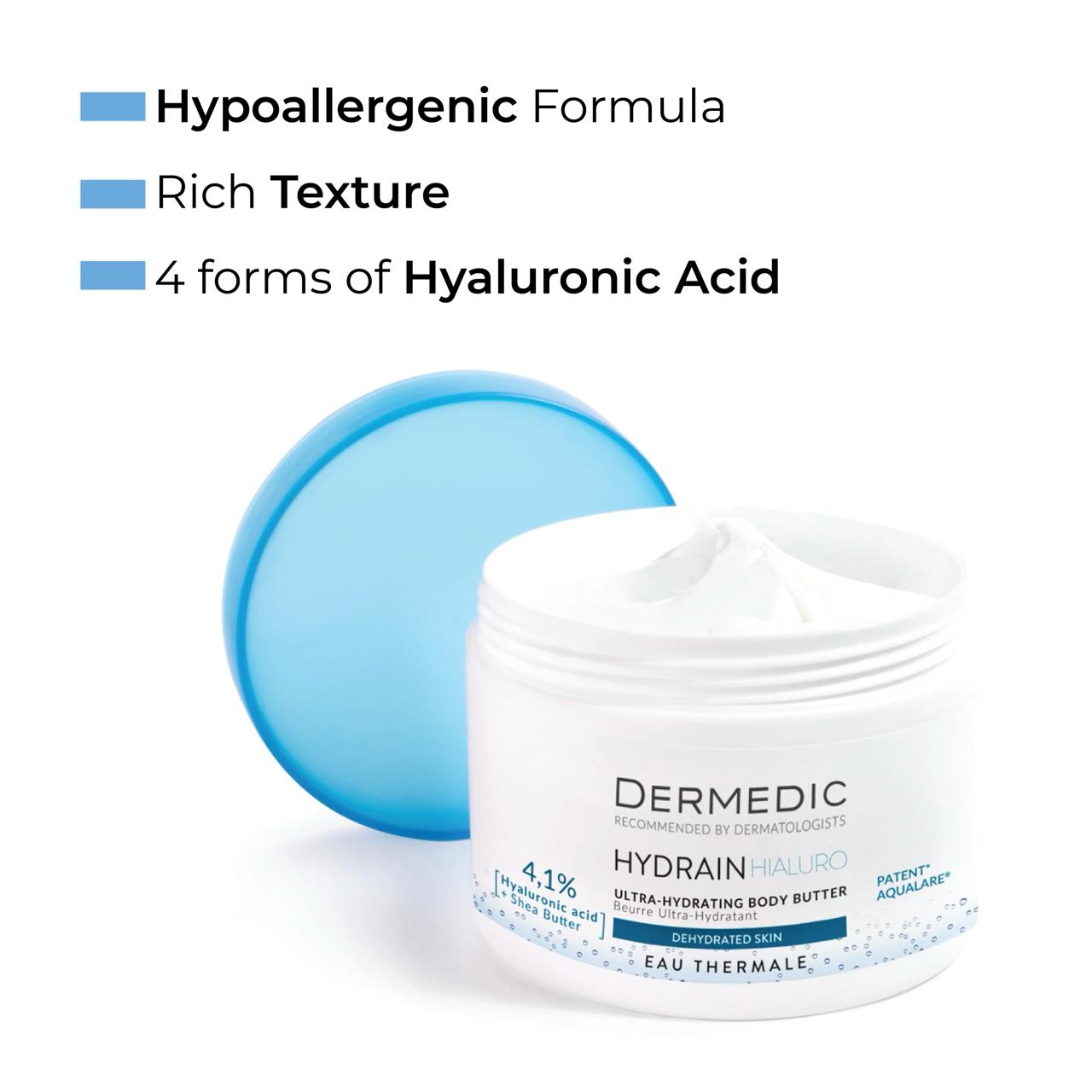 DERMEDIC HYDRAIN3-Ultra-Hydrating Body Butter 225ML