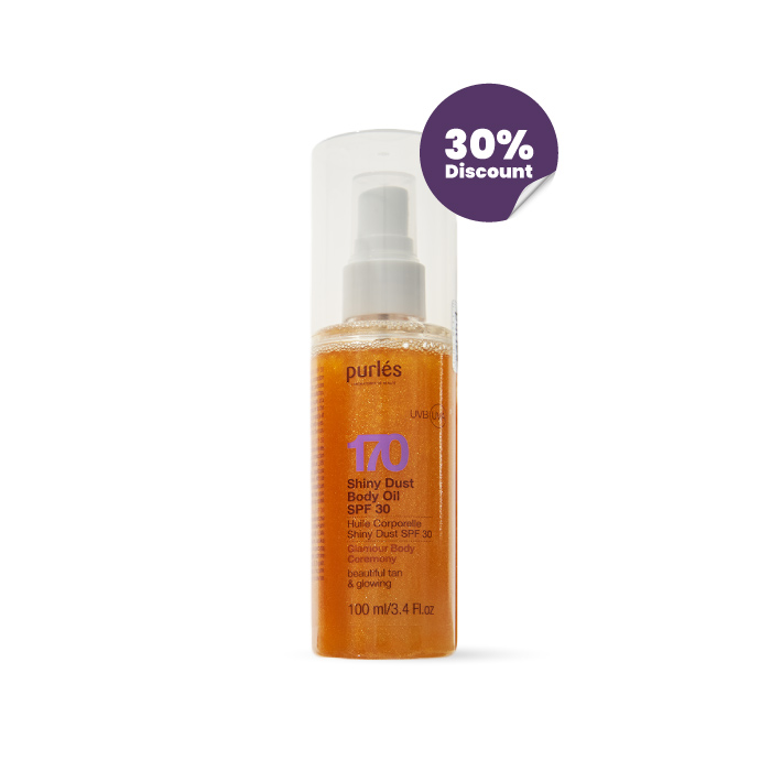 PURLES SHINY DUST BODY OIL SPF30