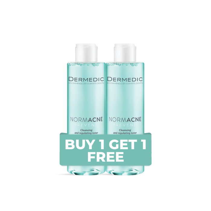 DERMEDIC NORMACNE-Cleansing And Regulating Toner 200ML BUY 1 GET 1