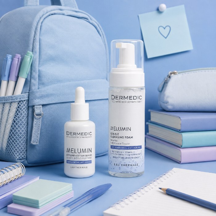 DERMEDIC MELUMIN Depigmentation Serum 30ML + Gentle Cleansing Foam 170ML FOR FREE