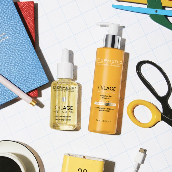 DERMEDIC OILAGE Antioxidant Serum 30ML + Face Cleansing Oil Syndet 200ML FOR FREE