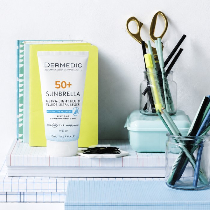 DERMEDIC SUNBRELLA Ultra-Light Fluid SPF 50 + Oily & Combination Skin 40ML BUY 1 GET 1 FREE